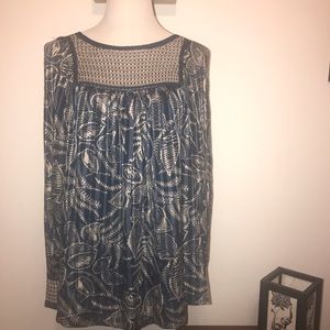 Silk long sleeve professional blouse